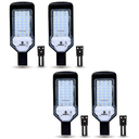 Shivalay 36W LED Street Light with Optical Lens, IP65 Waterproof Outdoor Area Light for Parking Lot, Yard, Road & Garden | Lens Led Street Light | 6500K White Focus | (4)